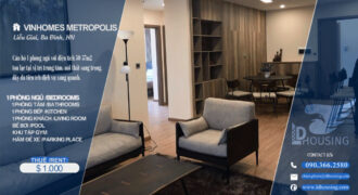 Thuê nhà Vinhomes Metropolis – Tâm điểm của thành phố Hà Nội